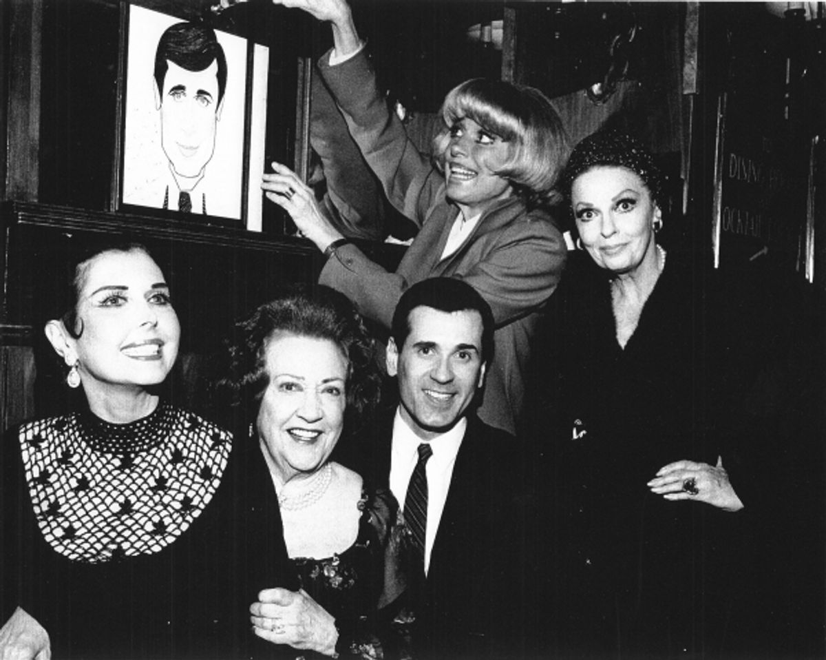 Ann Miller, Ethel Merman, Lee Roy Reams, Carol Channing and Carole Cook at 