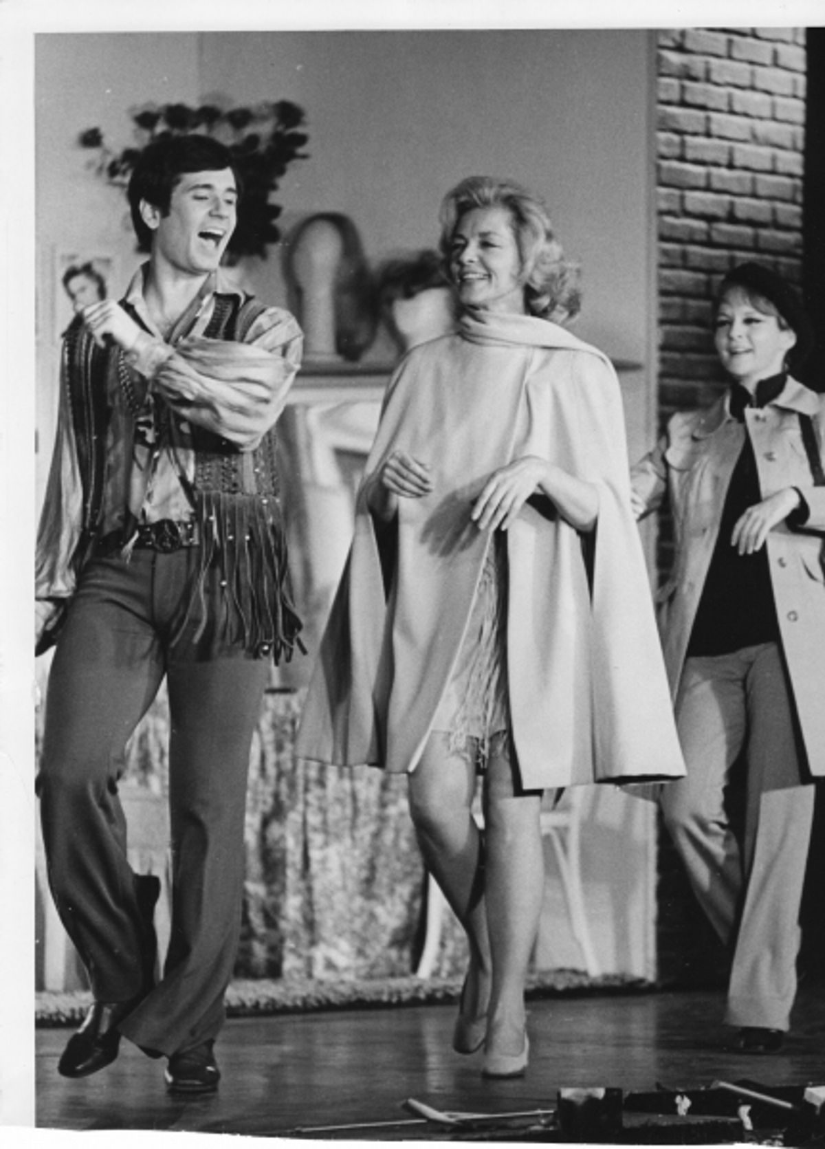 Lee Roy Reams with Lauren Bacall in 'Applause' at 