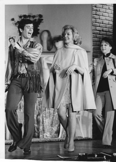 Lee Roy Reams with Lauren Bacall in "Applause" Photo