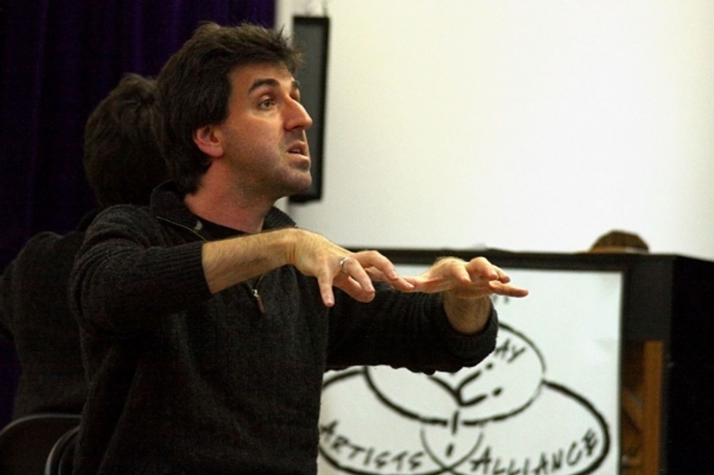 Photo Flash: Jason Robert Brown Visits Students Of Broadway Artists Alliance  Image