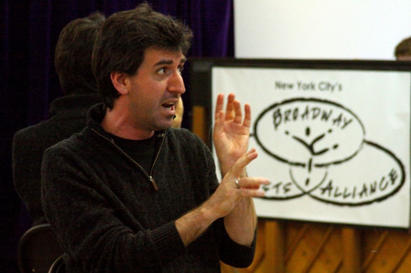 Photo Flash: Jason Robert Brown Visits Students Of Broadway Artists Alliance  Image