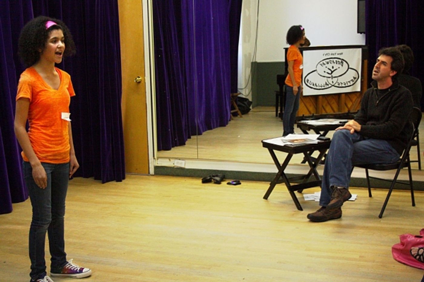 Photo Flash: Jason Robert Brown Visits Students Of Broadway Artists Alliance  Image