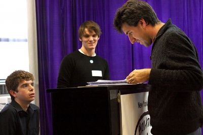 Jason Robert Brown working with BAA student Photo