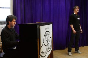 Jason Robert Brown playing for BAA Student Sean Welsh Brown @ BroadwayWorld Jason Robert Brown playing for BAA Student Sean Welsh Brown Photo