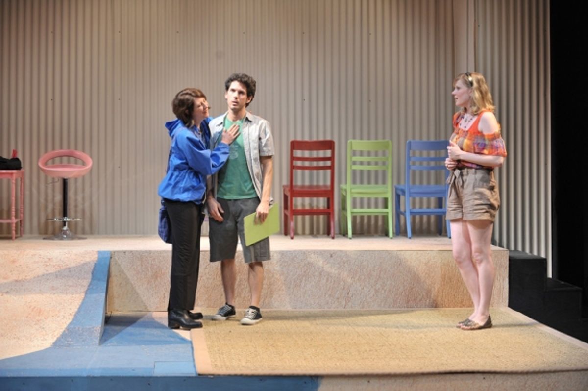 PJ Maske, Aaron Mills and Emily Rieder at 