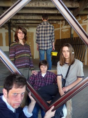 Brendan Ragan, (background L-R) Courtney Weber, Genevieve de Mahy, Elliott Rauh, Giti Photo