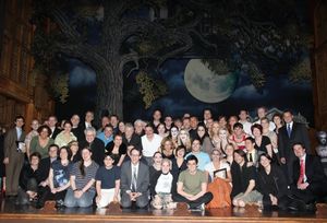 Bebe Neuwirth and Nathan Lane and the company of THE ADDAMS FAMILY Photo