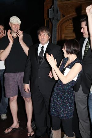 Zachary James, Jim Borstelmann and Krista Rodriguez Photo