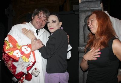 Jim Borstelmann, Bebe Neuwirth and Carolee Carmello Photo
