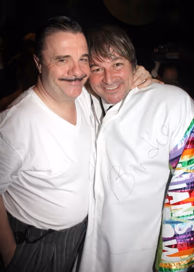 Nathan Lane and Jim Borstelmann Photo