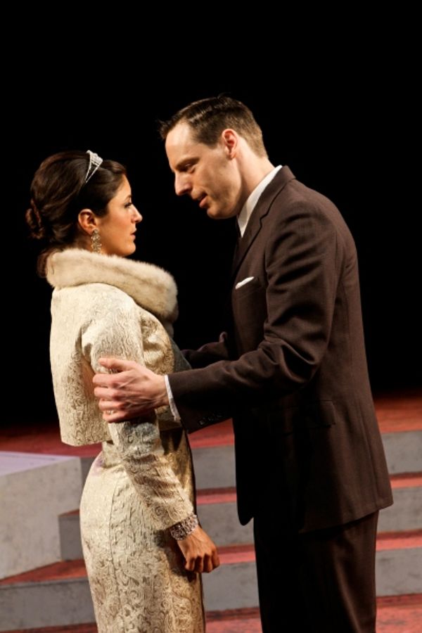 Alexandra Tavares as Katherine and Evan Whitfield Photo