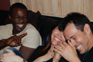 Joshua Henry, Andrea Burns and Michael Balderrama Photo