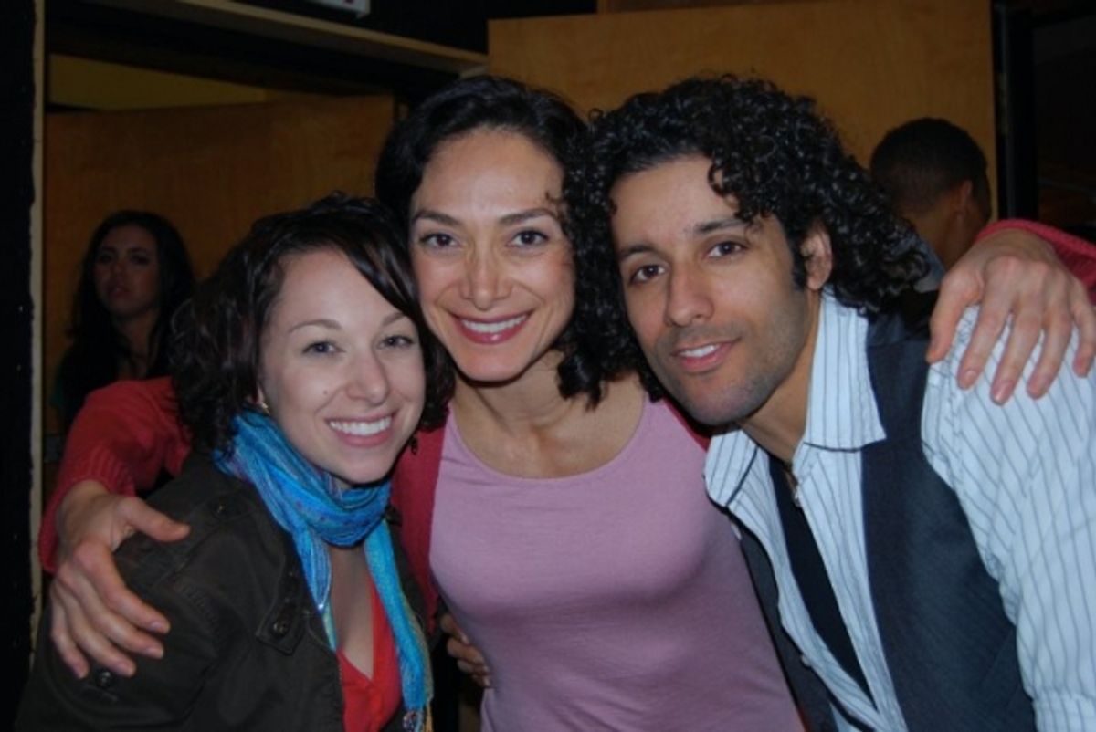 Ali Solomon, Gabriela Garcia and Luis Salgado at 