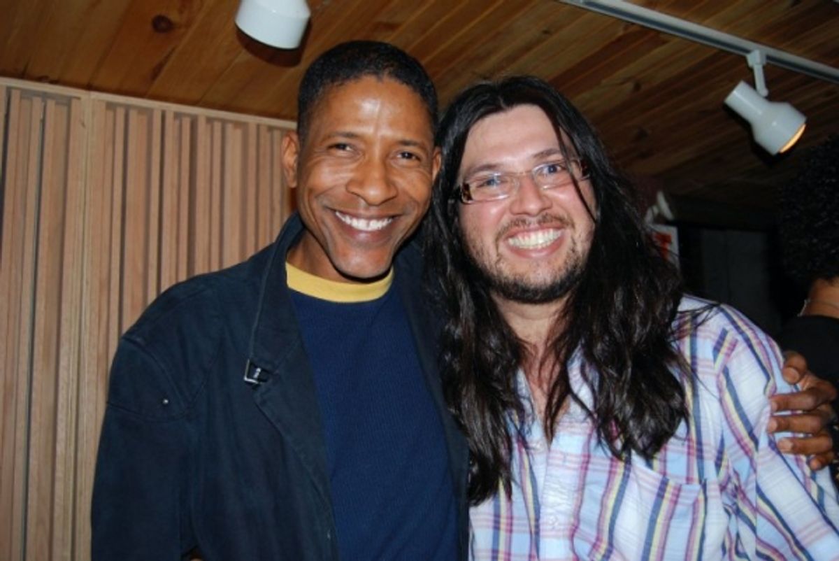 William Cepeda and arranger Jaime Lozano at 