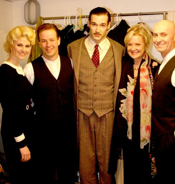Kate MacCluggage, Cameron Folmar, John Behlmann, Christine Ebersole and Jamie Jackson Photo