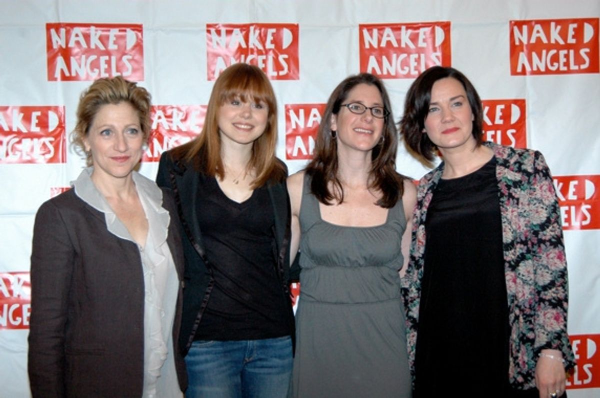 Edie Falco, Alison Pill, Anne Kauffman, and Chloe Moss at 