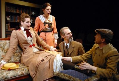 Claire Warden as Charlotte Payne-Townshend, Jamee Vance as Beatrice Webb, Marc Geller Photo