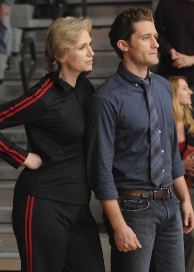 Jane Lynch and Matthew Morrison Photo