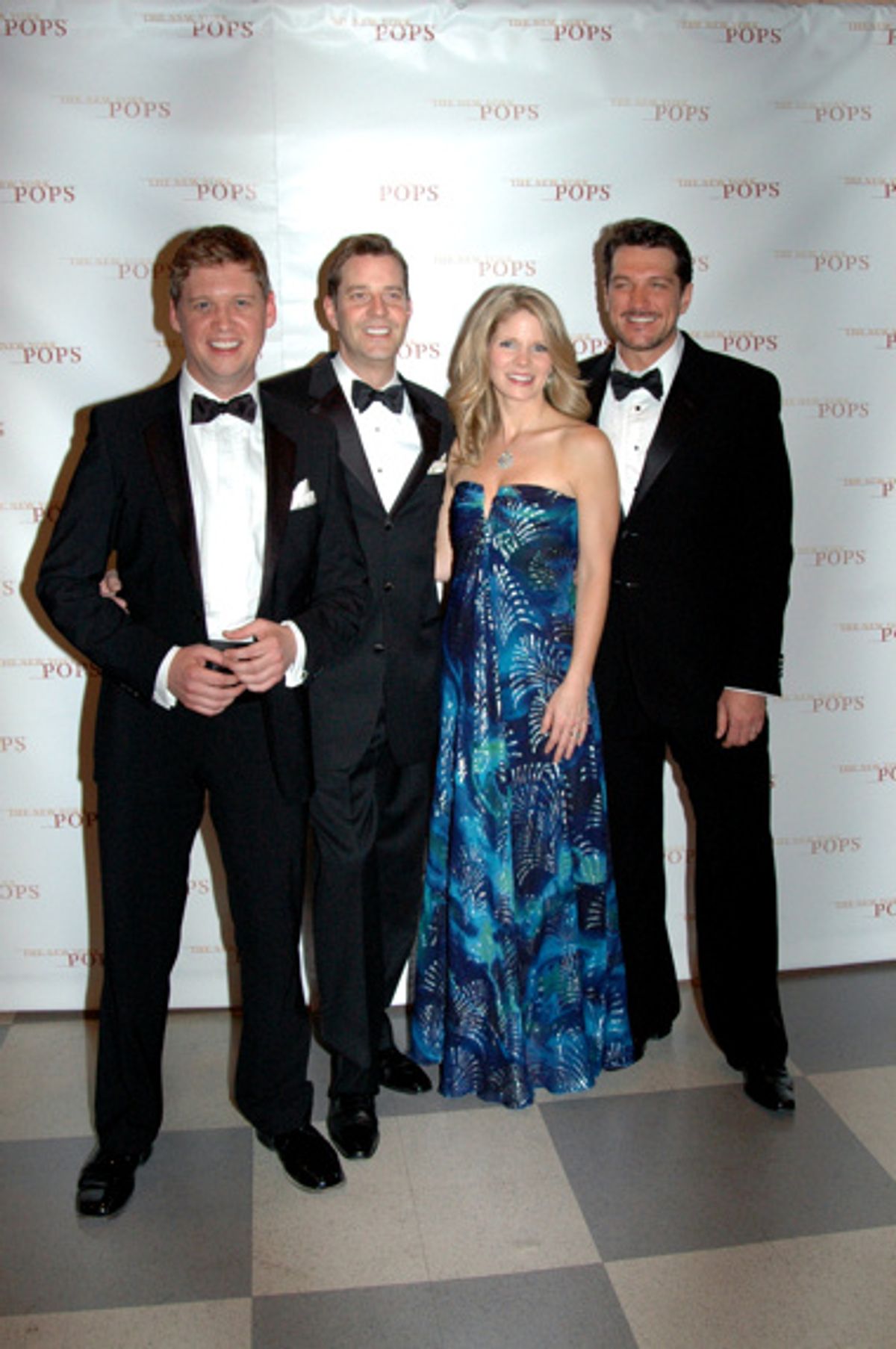 Michael Slattery, Steven Reineke, Kelli O'Hara and Paulo Szot at 