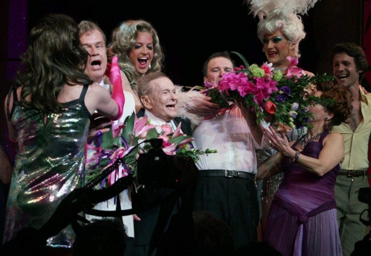 Kelsey Grammer, Jerry Herman, Douglas Hodge at 