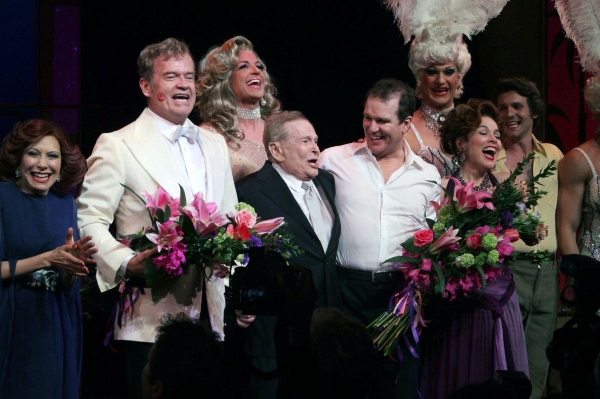 Kelsey Grammer, Douglas Hodge, Jerry Herman, Christine Andreas at 