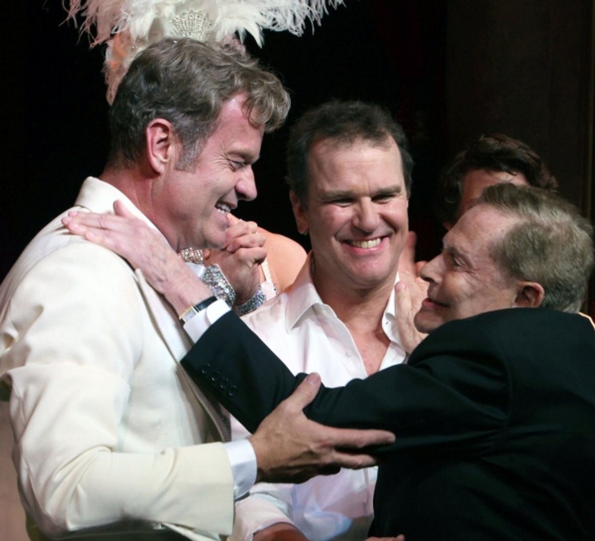 Kelsey Grammer, Jerry Herman, Douglas Hodge at 