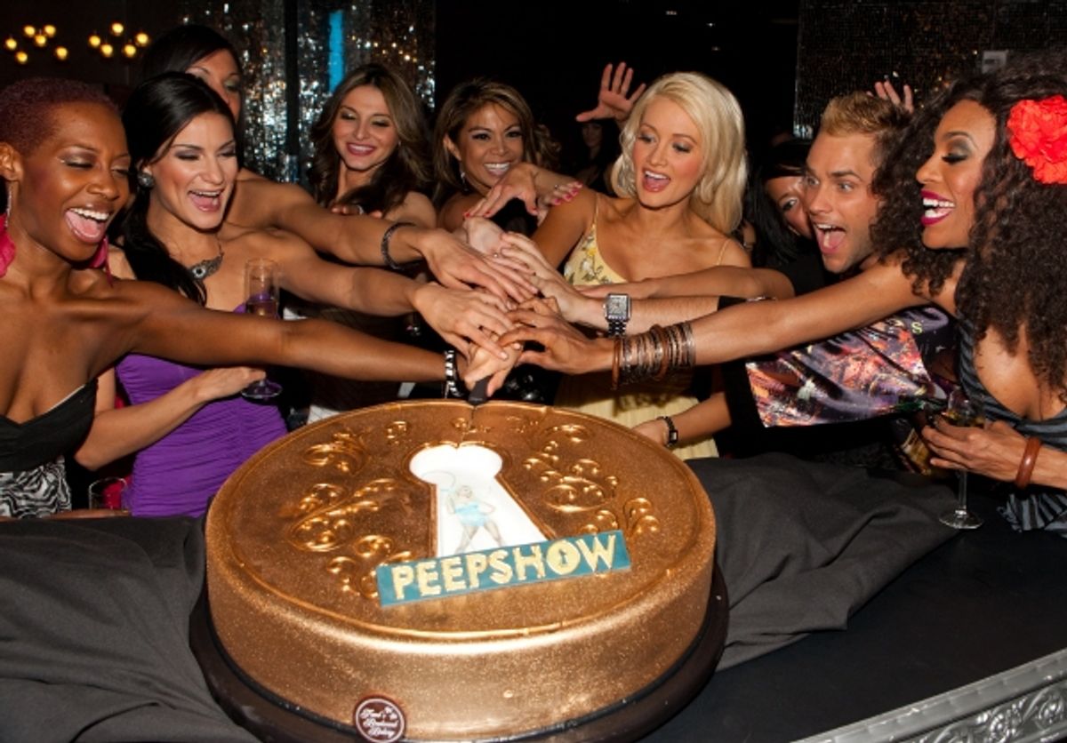 Holly Madison and the Cast of PEEPSHOW at 