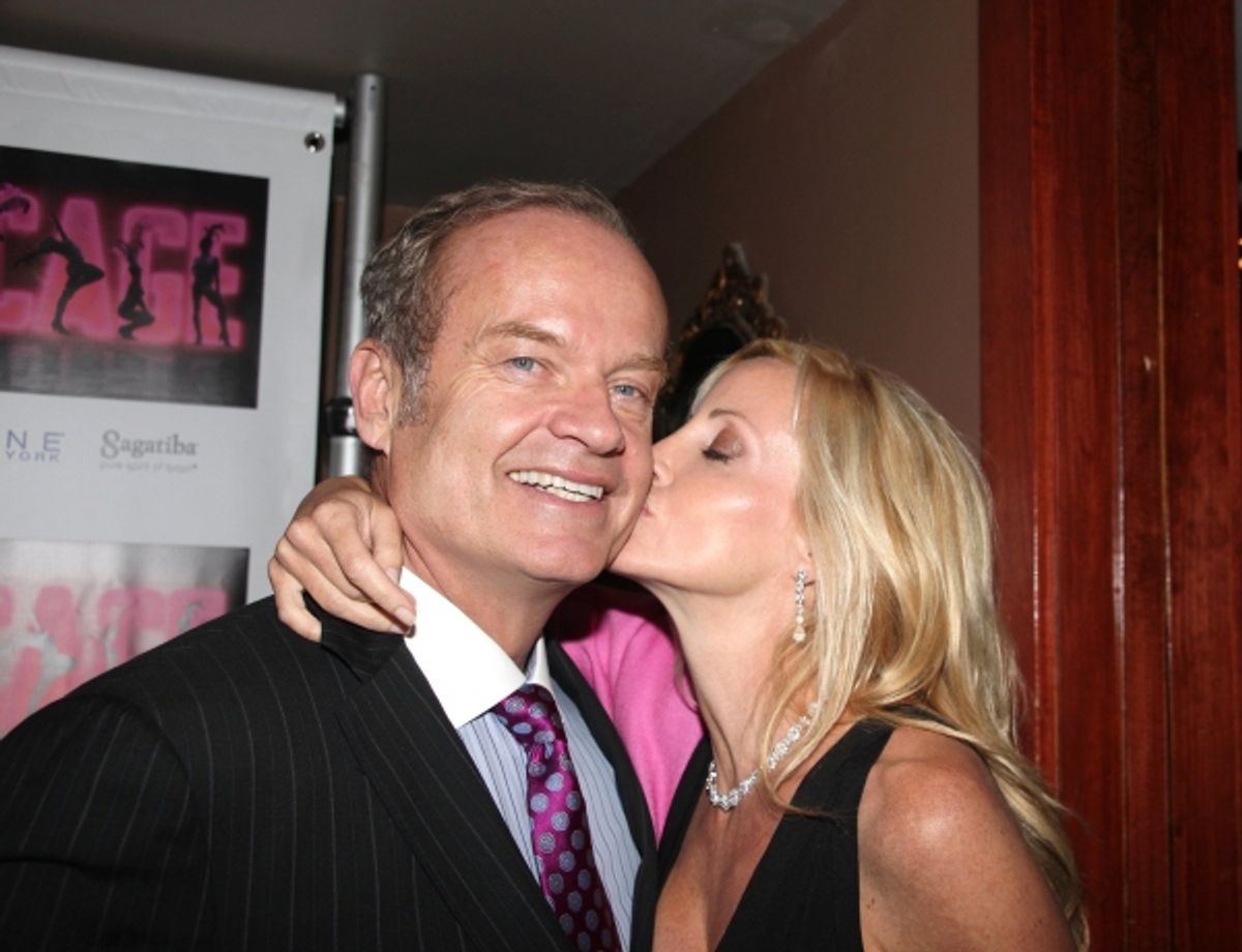 Camille Donatacci Grammer and Kelsey Grammer at 
