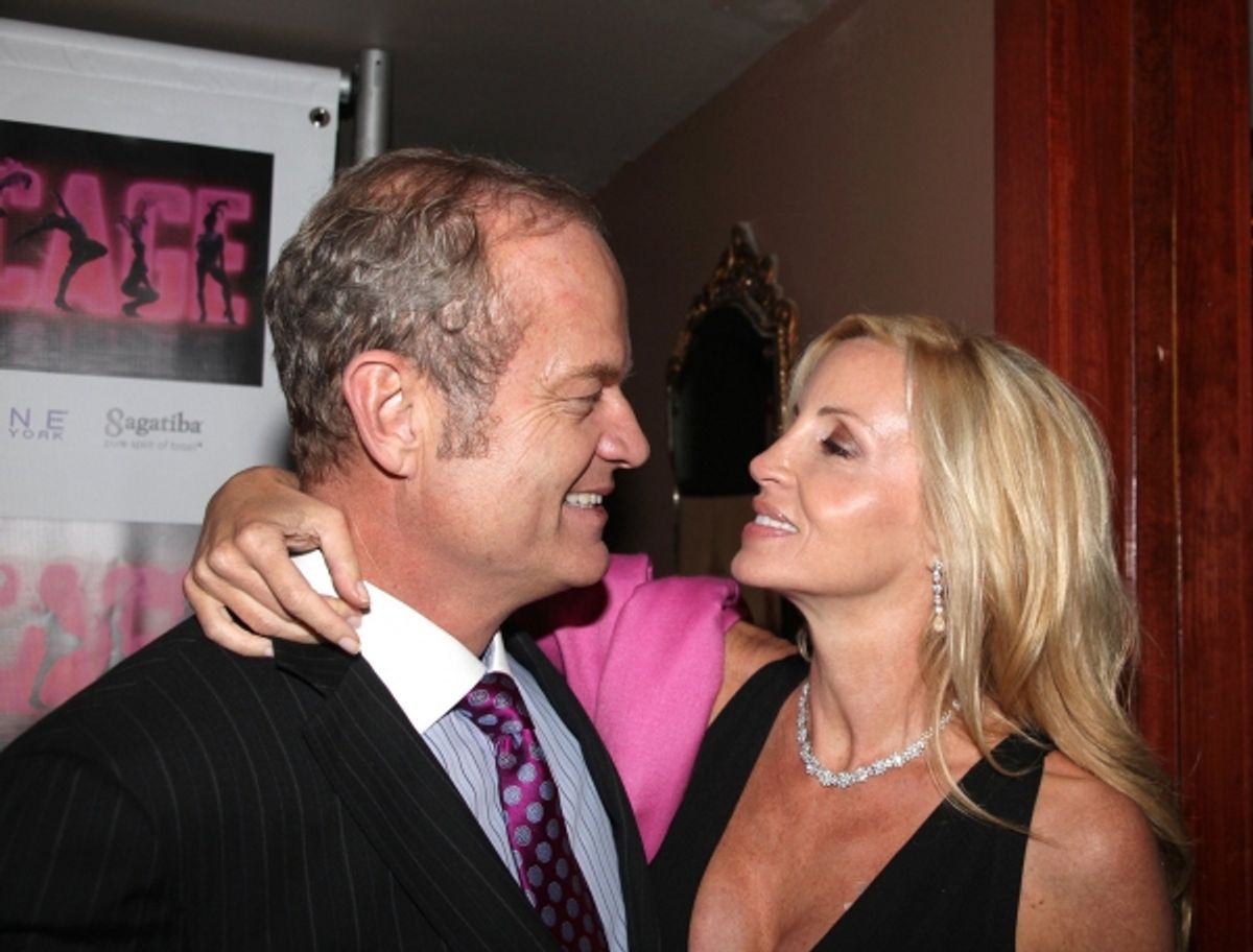 Camille Donatacci Grammer and Kelsey Grammer at 