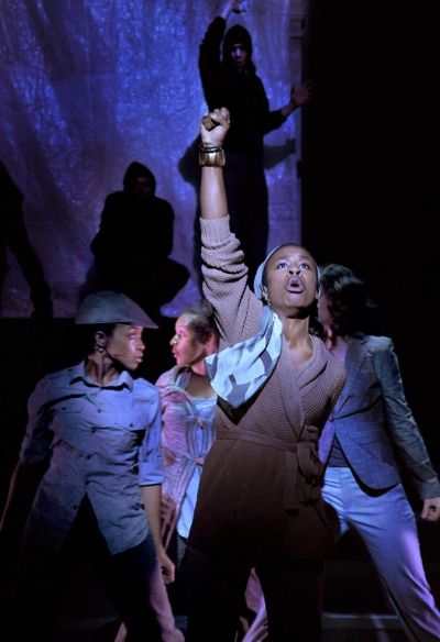 Uzo Aduba (front), Angela Wildflower Polk, Jasmin Walker, and Anna Eilinsfeld Photo