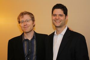 Anthony Rapp and Tom Kitt @ BroadwayWorld Anthony Rapp and Tom Kitt Photo