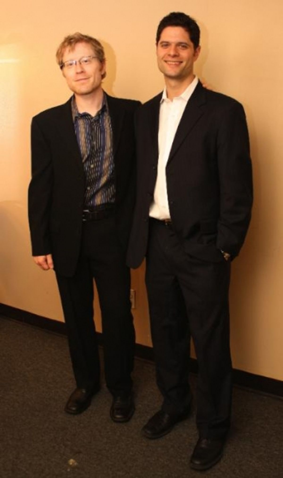 Anthony Rapp and Tom Kitt at 