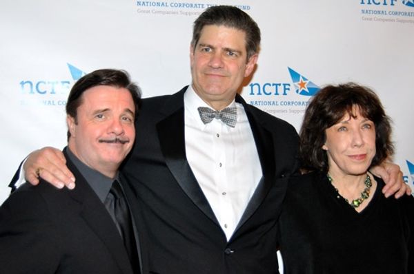 Nathan Lane,  James S. Turley & Lily Tomlin Photo