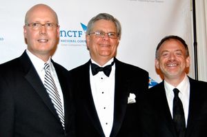 Bruce Whitacre, Charles Dillingham and Marc Shaiman Photo