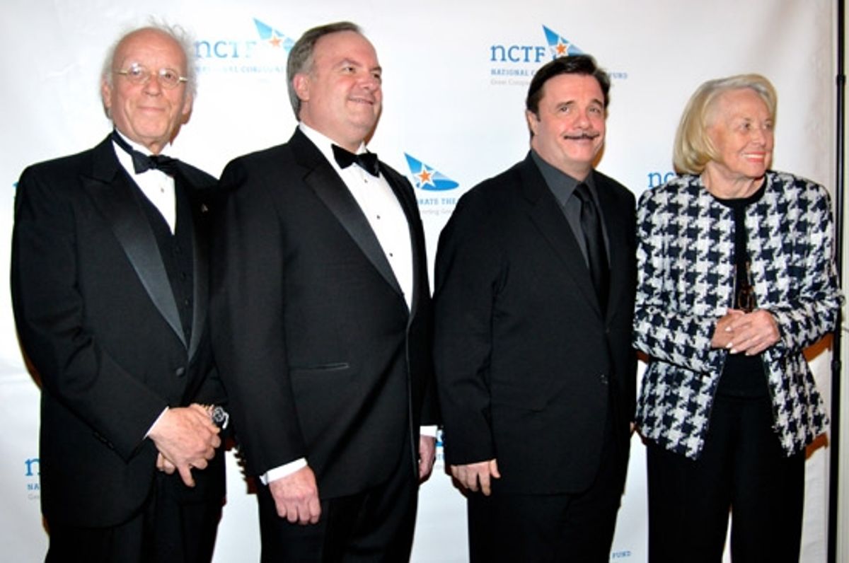 Eugene Lee, Joe Kirk, Nathan Lane, Liz Smith  at 