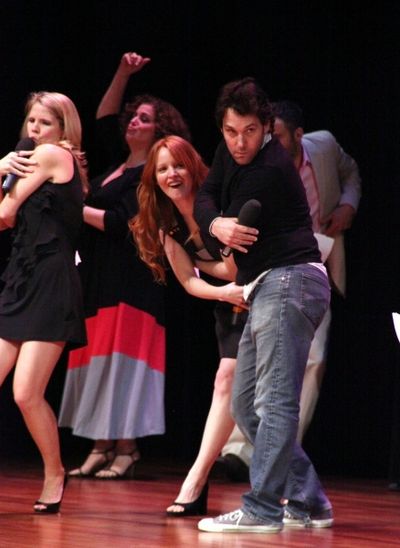 Kelli O'Hara, Paul Rudd, Lauren Ambrose Photo