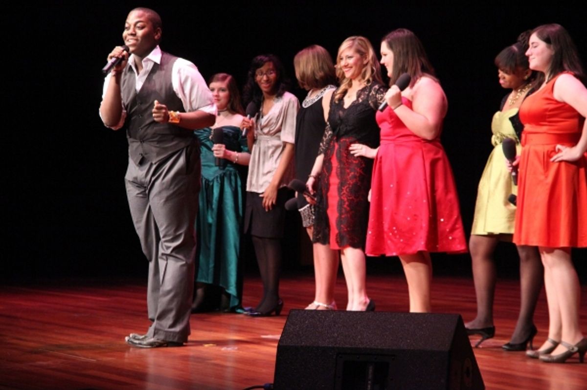 Edward with Lucy Woodward & the Our Time Kids at 