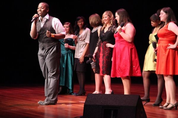 Edward with Lucy Woodward & the Our Time Kids Photo