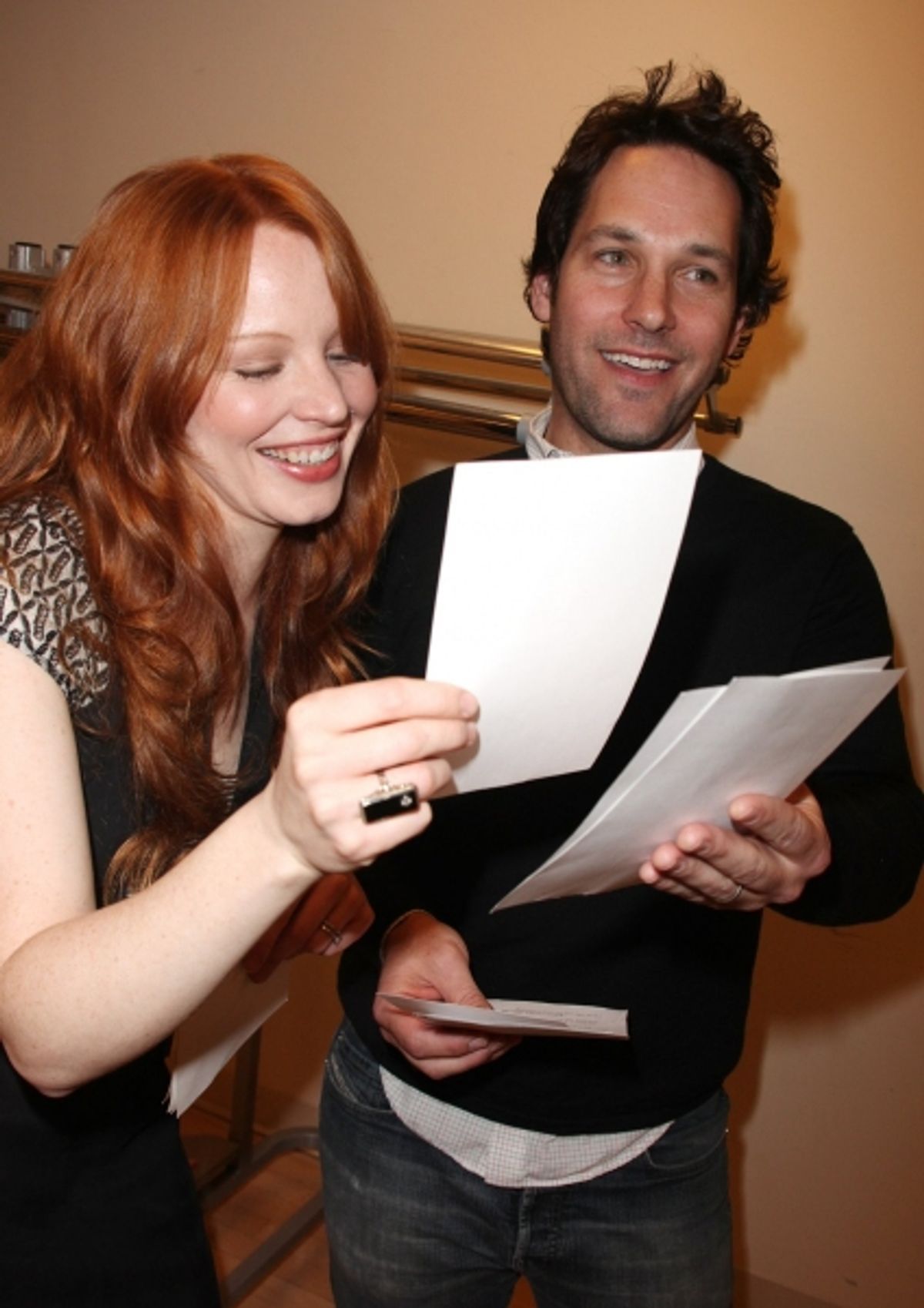 Lauren Ambrose and Paul Rudd at 