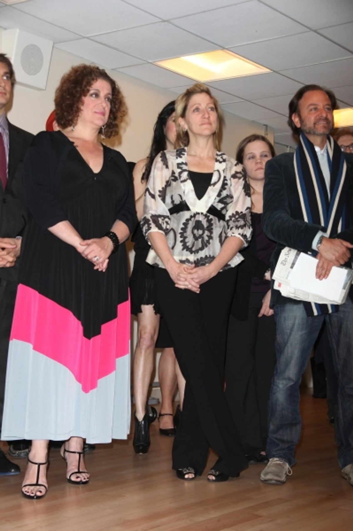 Mary Testa, Edie Falco, Fisher Stevens at 