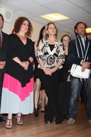 Mary Testa, Edie Falco, Fisher Stevens Photo