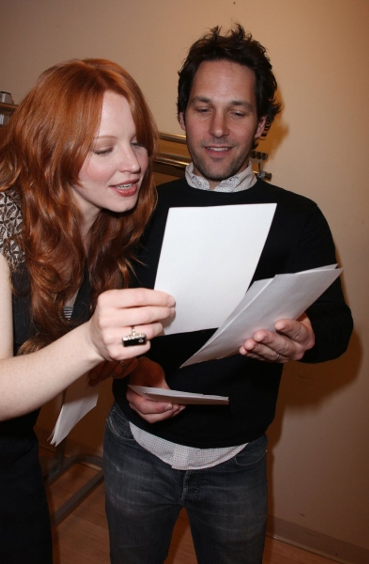 Lauren Ambrose and Paul Rudd at 