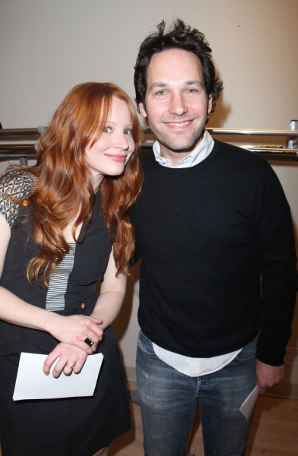 Lauren Ambrose and Paul Rudd at 