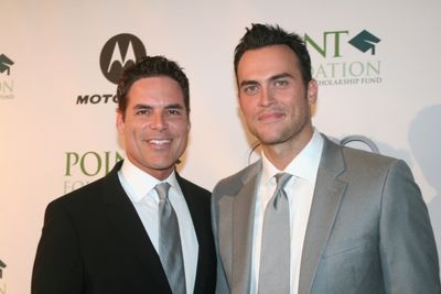 Jorge Valencia and Cheyenne Jackson Photo