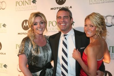 Jane Krakowski, Andy Cohen and Kelly Ripa Photo