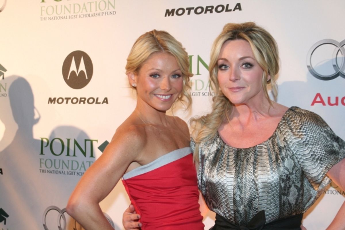 Kelly Ripa and Jane Krakowski at 