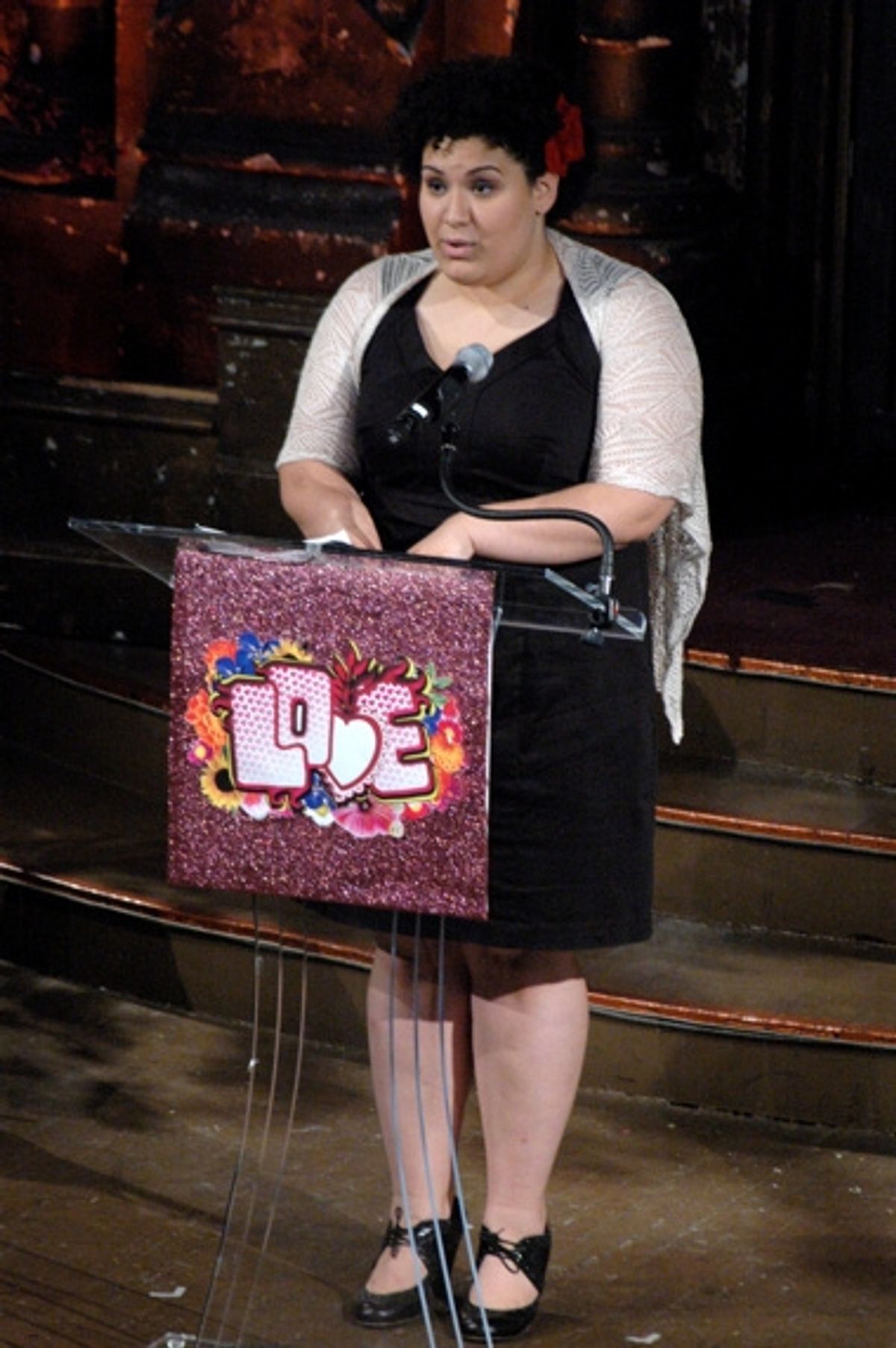 Alexandra Campos presents The Risk Taker Award at 