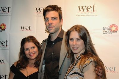 Sasha Eden, Zachary Quinto and Victoria Pettibone Photo