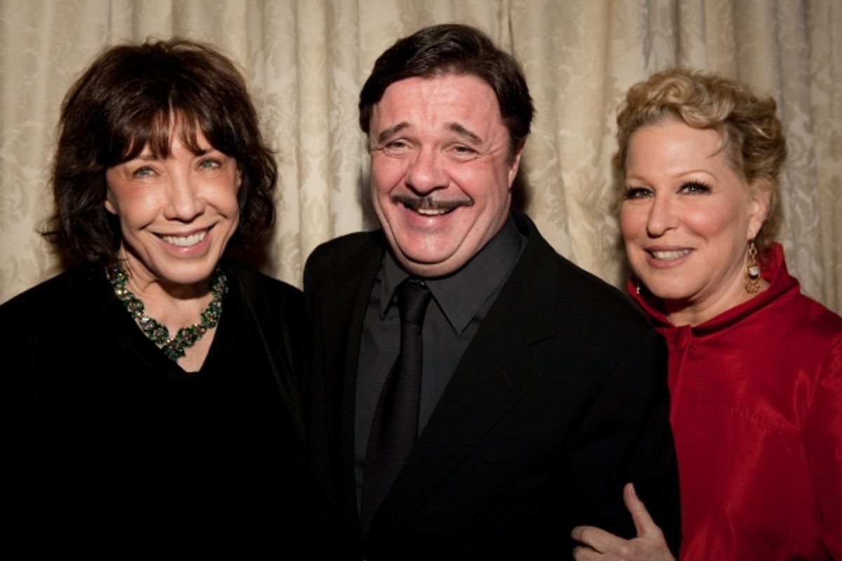 Lily Tomlin, Nathan Lane and Bette Middler at 