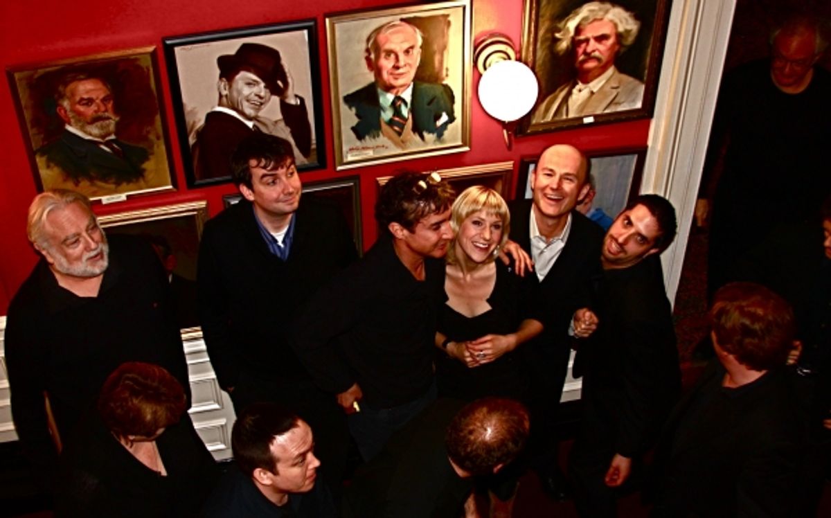 Ed Dixon, Ian Gould, Marc Vietor, Charlotte Parry, Henry Stram, Alexander Sovronsky, Tim Jerome, Mark Aldrich, Daniel Jenkins, Dan Truman & Nora Chester at 